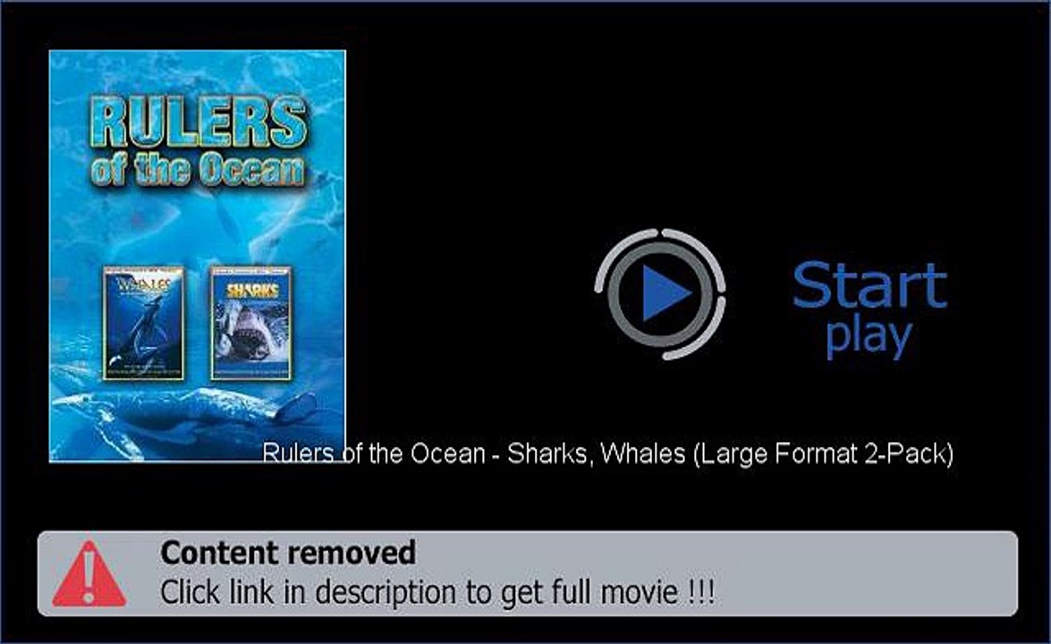 Legal Rulers of the Ocean - Sharks, Whales (Large Format 2-Pack) Movie Download