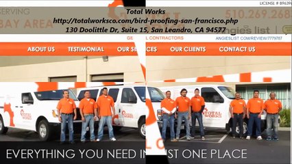 Total Works : Bird Proofing San Francisco