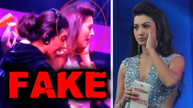 FAKE: Gauhar Khan Slap Controversy