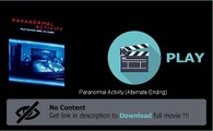 Download Paranormal Activity (Alternate Ending) Movie For Ipod