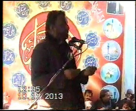 Zakir Zaegham Zaki majlis 5 p 1 Ashra muharam 1435 Pindi Bhatian