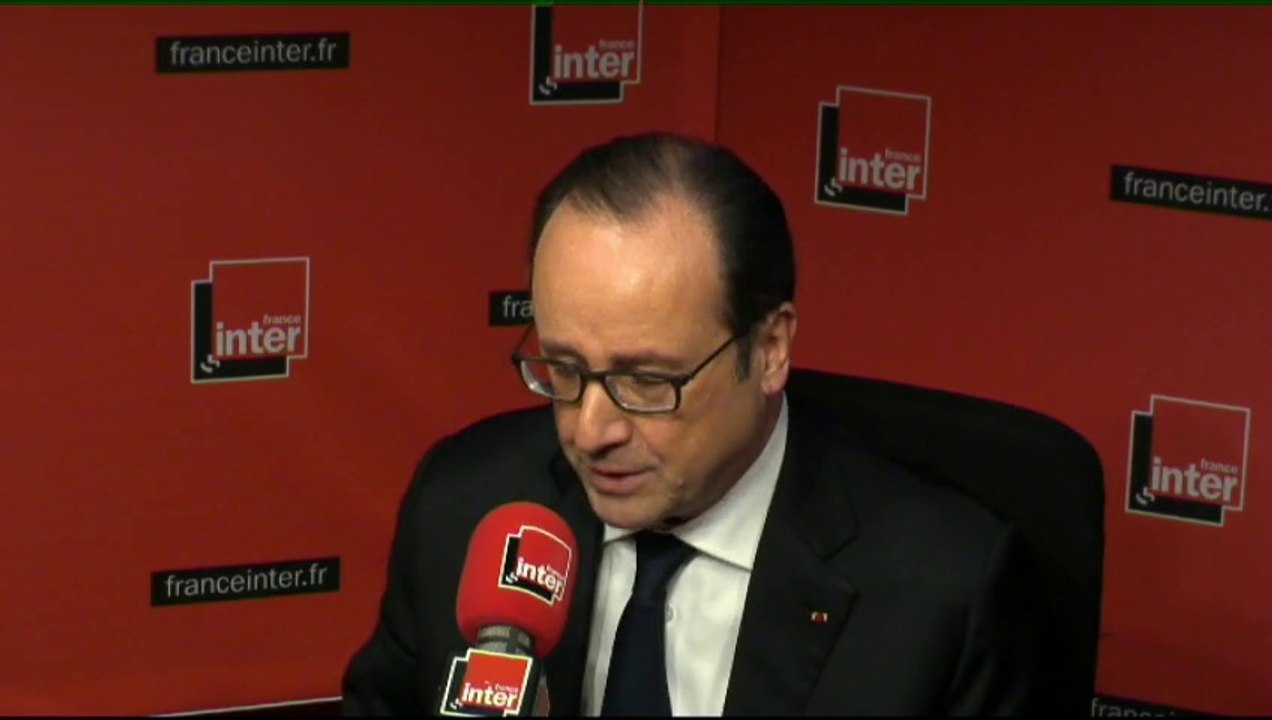 François Hollande : "J'ai demandé à Michel Sapin de travailler pour 2016 à la taxe sur les transactions financières"