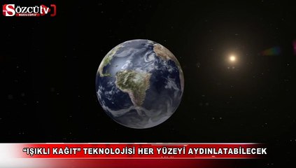 'Işıklı kağıt' teknolojisi her yeri aydınlatacak