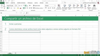 03.04 Compartir un archivo de Excel