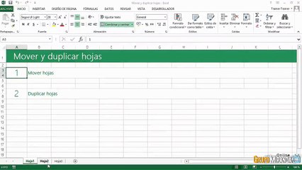 05.07 Mover y duplicar hojas