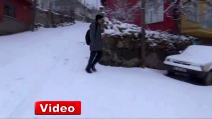 Yozgat Sabaha Kar Örtüsüyle Uyandı