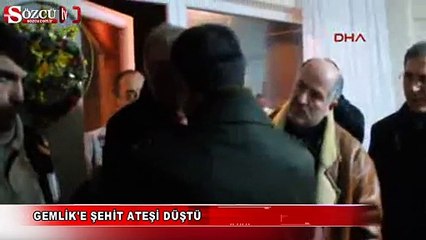 Gemlik'e şehit ateşi düştü