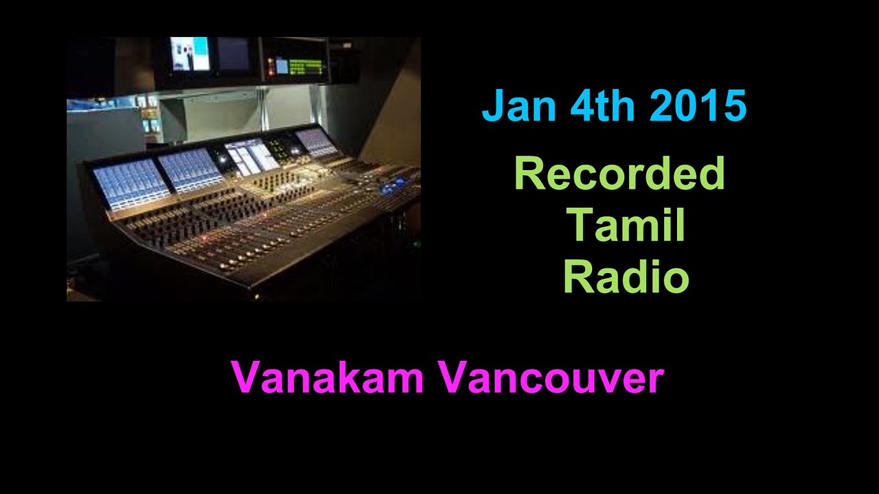 Vanakam Vancouver 2015-01-04