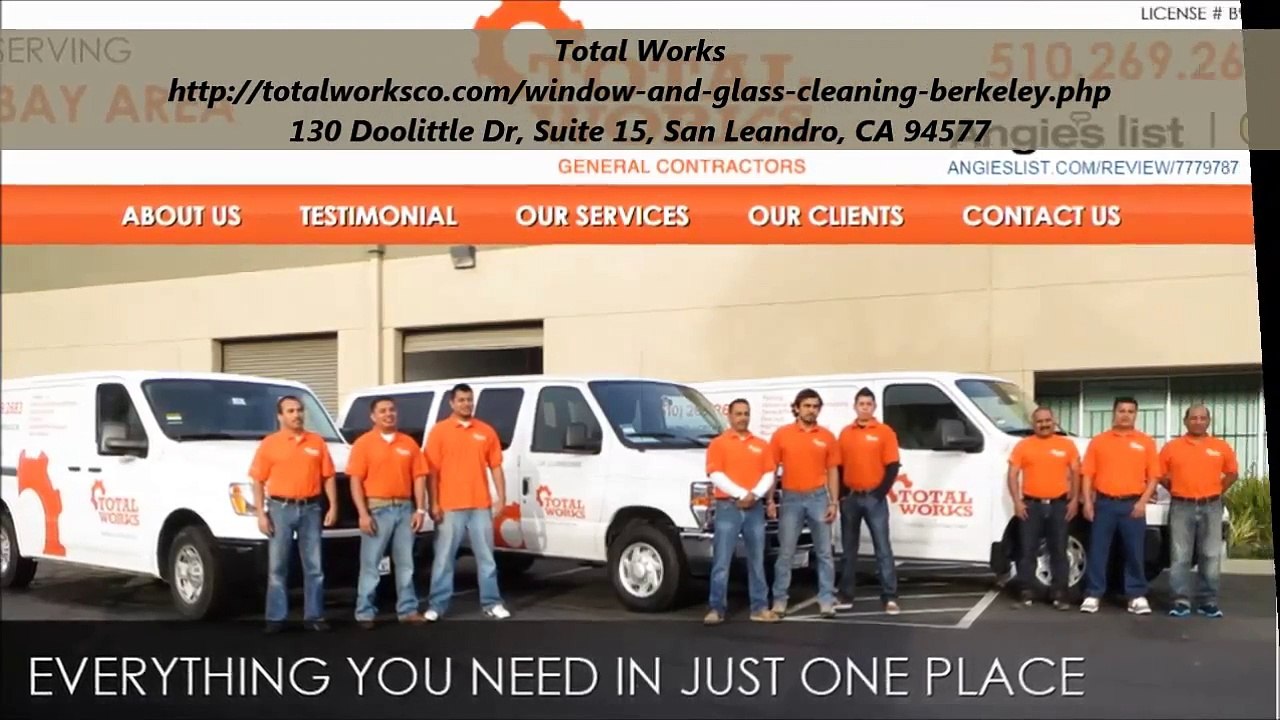 Total Works : Window and Glass Cleaning Berkeley
