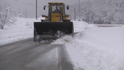 Bolu Dağı'nda Kar Yağışı