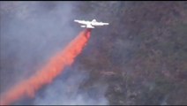 Les pompiers luttent contre un gigantesque feu de forêt en Australie