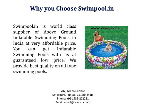Where You Get Affordable Above Ground Inflatable Swimming Pools