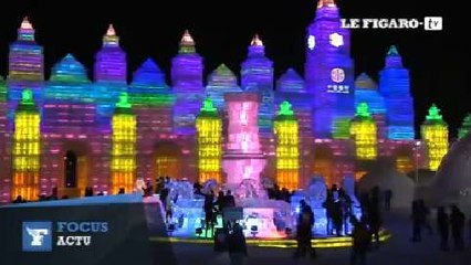 Chine : ouverture du festival de glace de Harbin