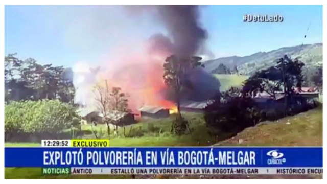 LE RADAR DE L'OBS. Impressionnante explosion dans une usine de feux d'artifice