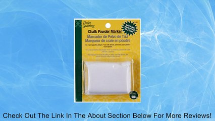 Dritz Quilting Chalk Powder Marker Review