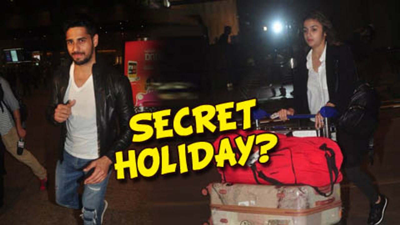 Alia Bhatt - Siddhartha Malhotra Secret Vacation