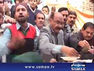 Jiyalas attack ZAB birthday cake