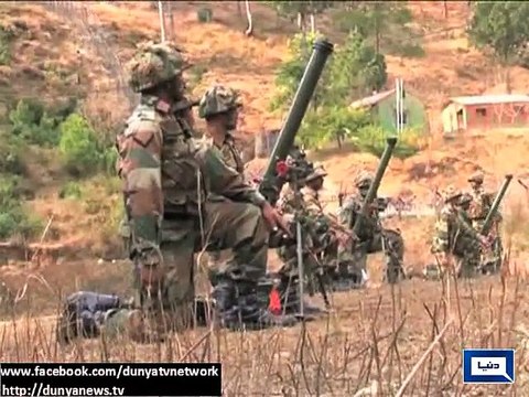 Dunya News - Indian unprovoked firing continues, 1 Rangers official injured in Zafarwal Sector