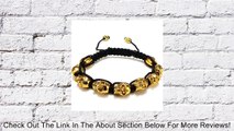 Stretch Bracelet Skull Inspired Design-Yellow Gold Plated Alloy Metal(High Polished) Review