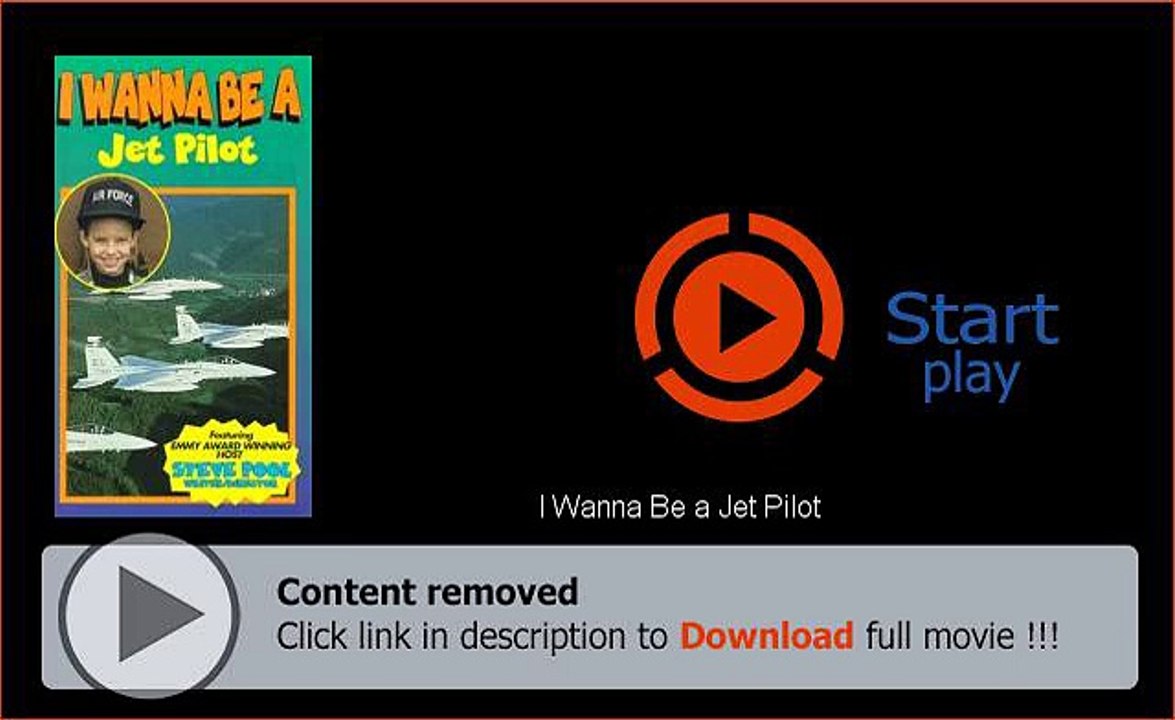 Download I Wanna Be a Jet Pilot DVD