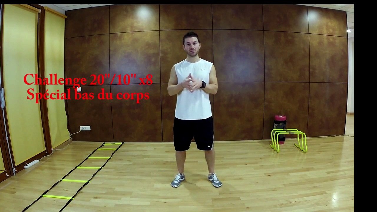Challenge Tabata 20''/10'' - bas du corps