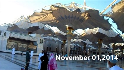 Beautiful scenes of Masjid Nabawi