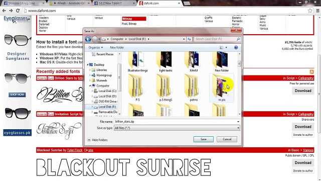 How to Install and use Fonts in Photoshop