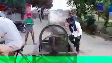 desi grass cutting machine watch n share