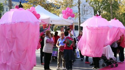 Retour en images sur le lancement d'Octobre Rose Place de la République - Paris