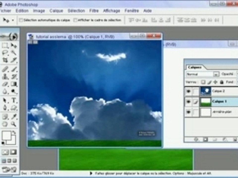 Tutorial photoshop: masque de fusion