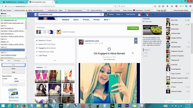 Addmefast imacros script (facebook follow) 100% Working (Dropbox Download)
