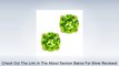 1.20 Ct Round Green Peridot 10K Yellow Gold 4-prong Stud Earrings 5mm Review