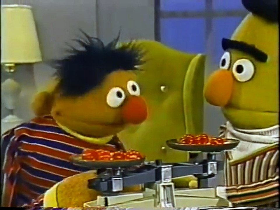 Classic Sesame Street - Ernie & Bert - Cherries Scale