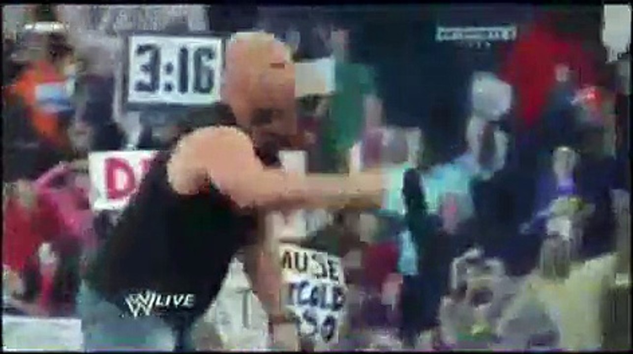 WWE Stone Cold returns joins John Cena Stunner Michele Cole