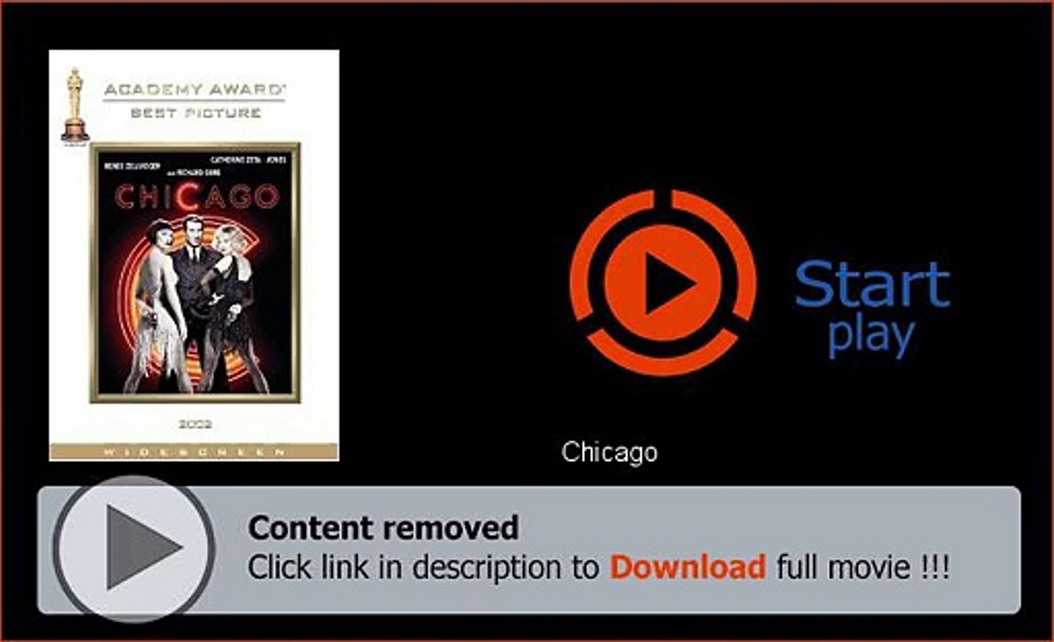 Download Chicago Movie For Your PC And IPod