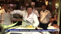 Geenpeace denounces Japanese tuna consumption