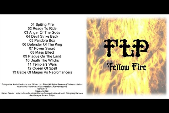 🔥 FLP Yellow Fire – Flames of Fury | Epic Heavy Metal Instrumental Guitar 🔥