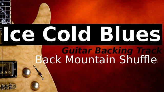 Smooth Blues Guitar Backing Track in B Major/Minor - Back Mountain Shuffle