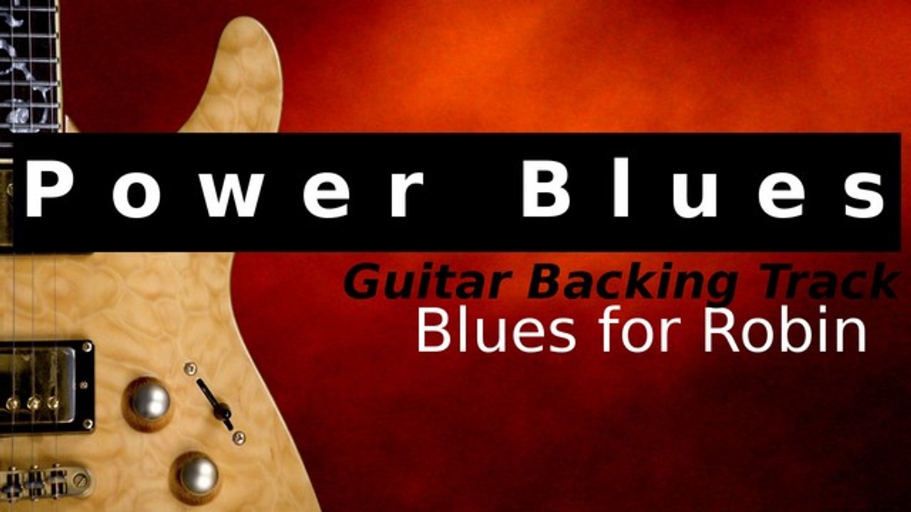 ROBIN TROWER STYLE Jam Track in C Minor - Blues for Robin