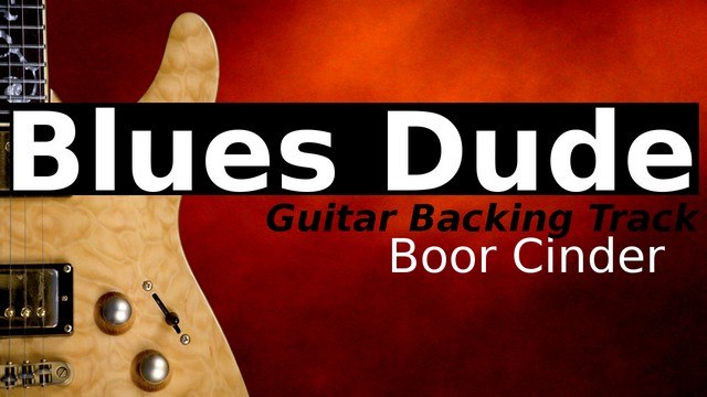 Blues Shuffle Guitar Backing Track in Db - Boor Cinder