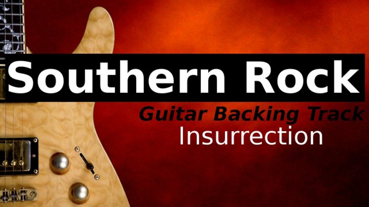SOUTHERN ROCK Guitar Jam Track in C Minor & Major - Insurrection