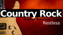 COUNTRY ROCK/SOUTHERN ROCK Guitar Jam Track in D Minor - Restless