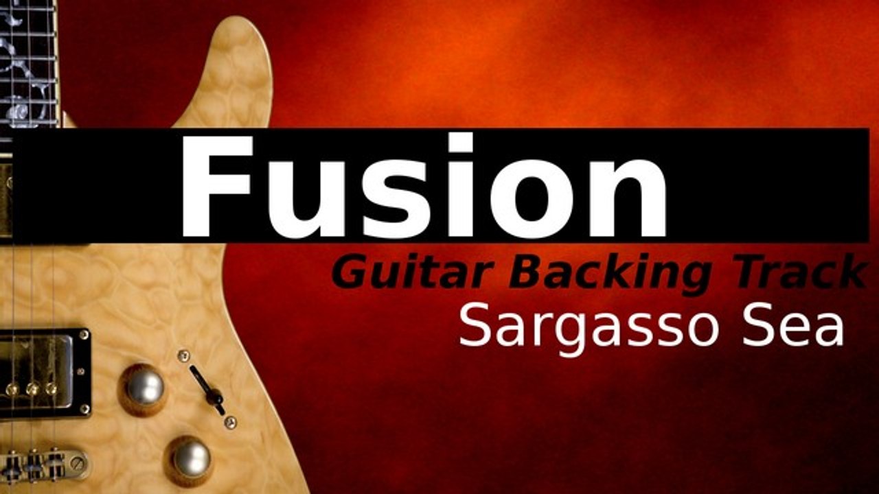 FUSION Backing Track for Guitar in E Lydian  - Sargasso Sea