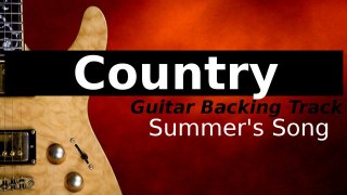 COUNTRY & SOUTHERN ROCK Guitar Jam Track in B Major - Summer's Song