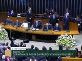 Dilma Rousseff e Michel Temer assinam termo de posse no Congresso Nacional