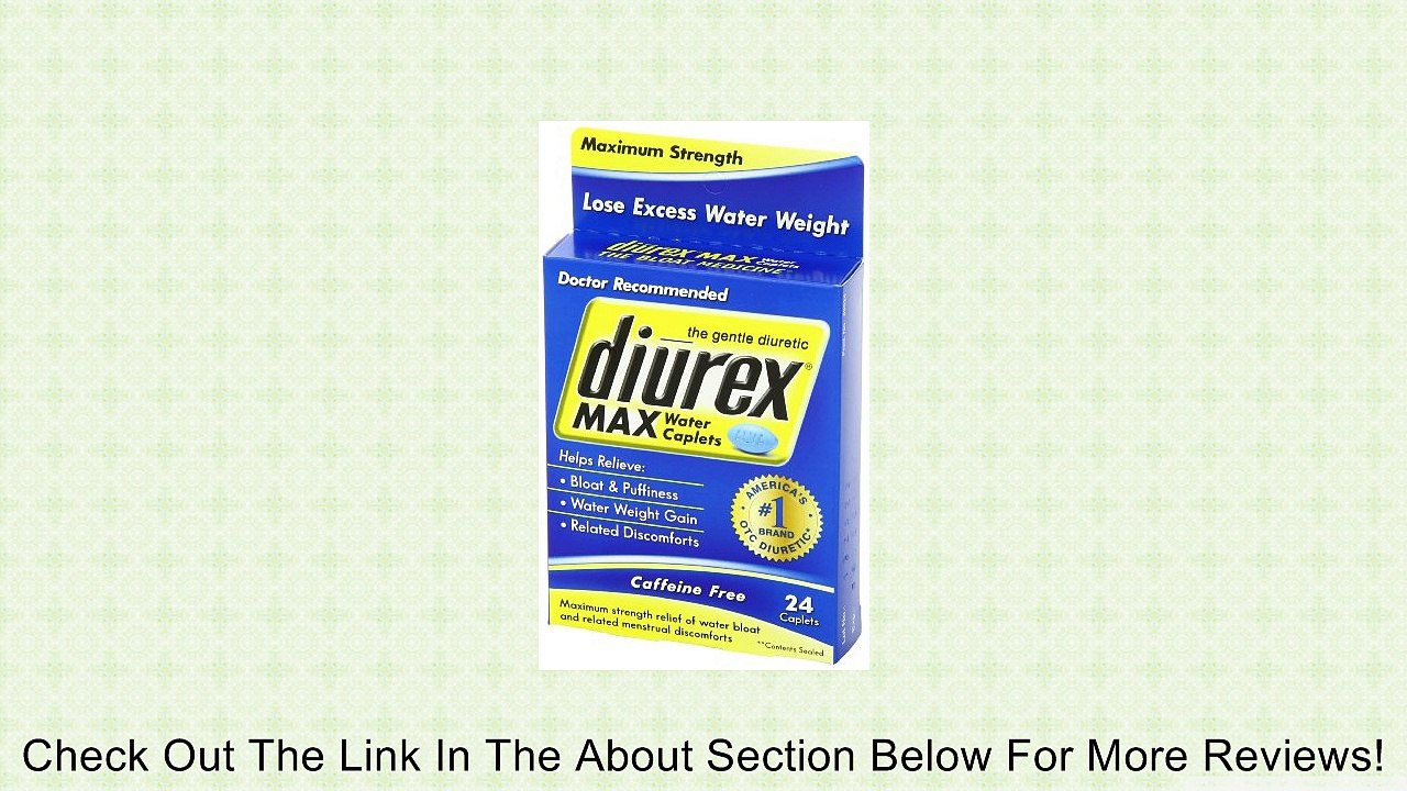 Diurex Max Water Pills, 24 Count Review video Dailymotion