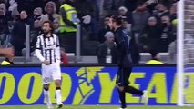 Dani Osvaldo Nervous Reaction on Mauro Icardi - Juventus vs Inter 2015