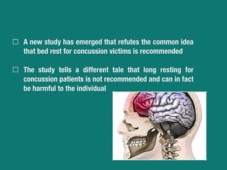Is Too Much Rest Bad For Concussions?