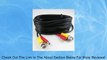 Cables Direct Online- LOT OF 2 BLACK 75 ft PREMIUM QUALITY PRE-MADE SECURITY CAMERA VIDEO POWER CABLE RG59 + 18/2 Review