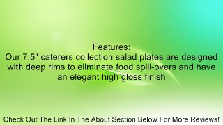 EMI Yoshi Koyal Caterers Collection Salad Plates, 7.5-Inch, Clear, Set of 240 Review